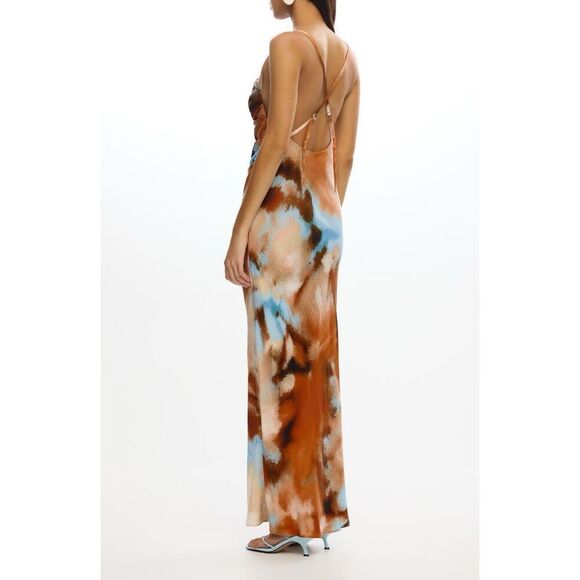 Significant Other Rhode Maxi Dress in Rust Haze Cocktail Vacation Size 4 NWT - Picture 2 of 7